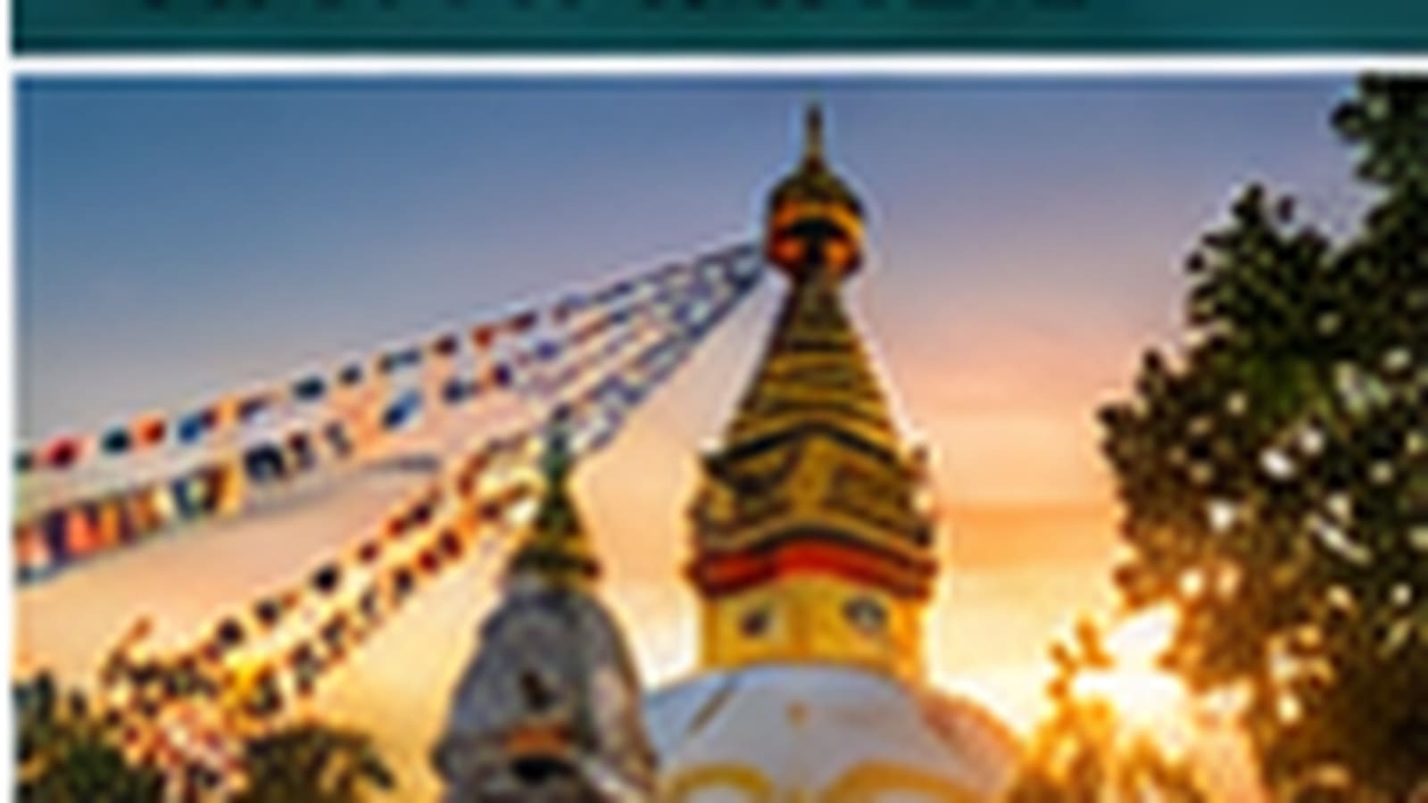 Swayambhunath stupa overlooking the Kathmandu Valley